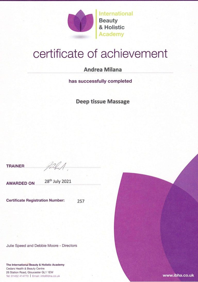 Deep Tissue Massage Certificate scaled 1